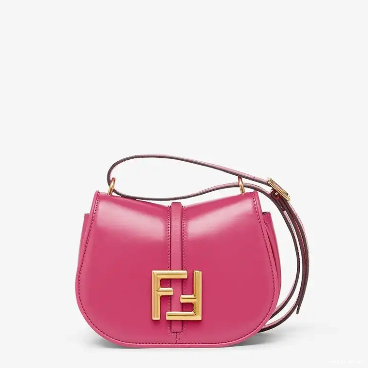 Affordable HOT Leather Calf C'mon Rose In Bag Mini Fendi 0602